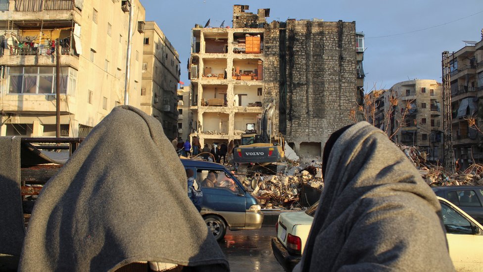 Alepo, zemljotres, Sirija