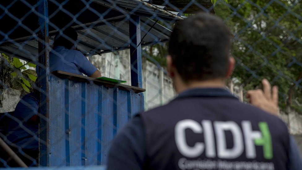 Funcionario de la CIDH en la cárcel de El Chipote