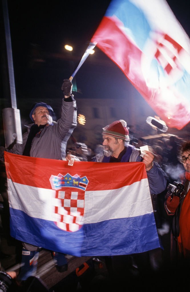 Slavlje 15. januara kada je Evropska zajednica priznala Hrvatsku