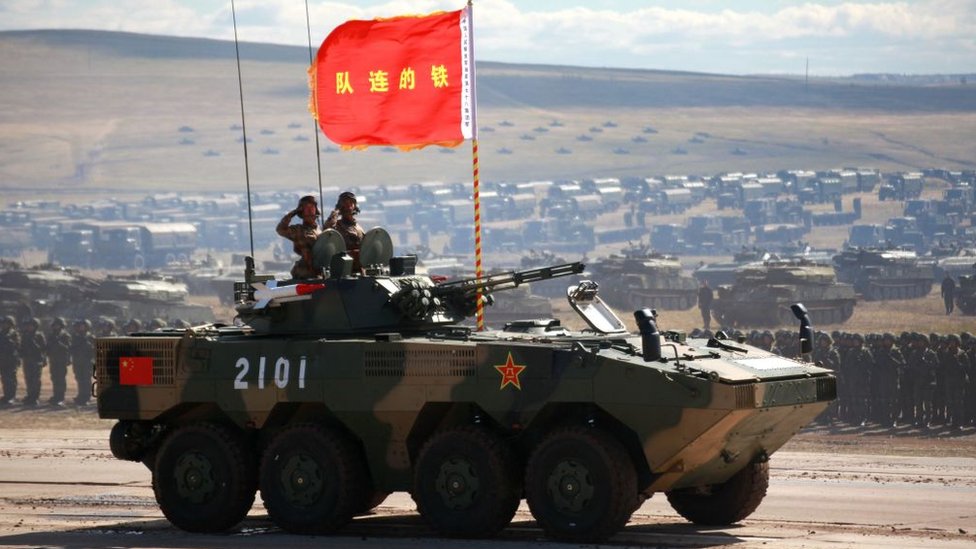 Tropas chinas tomaron parte en los ejercicios militares Vostok, organizados por Rusia.