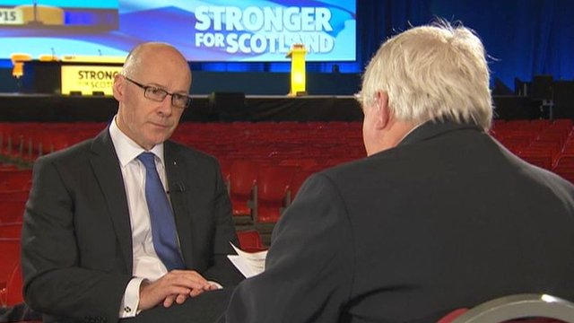 John Swinney: SNP Could Not Afford To Undo Spending Cuts - BBC News