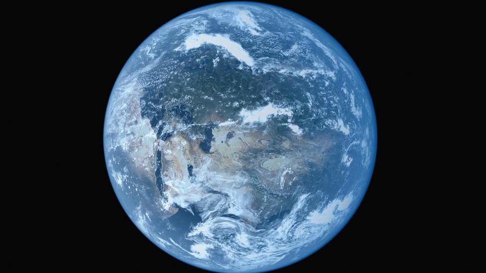 Terra vista do espaço