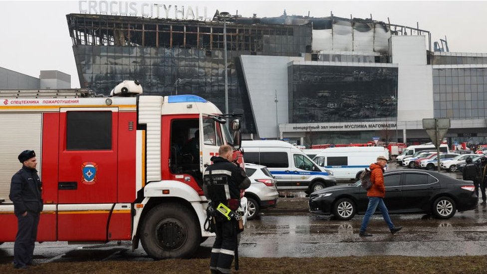 Moscow attack latest: At least 60 dead in concert hall shooting, says Russia - BBC News