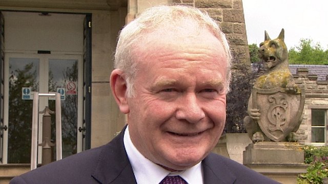 Martin McGuinness Welcomes BBC Journalist Enda McClafferty - BBC News