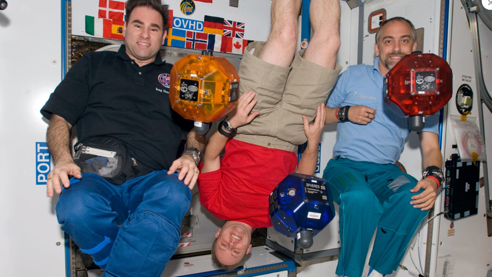 Richard Garriott en la Estación Espacial Internacional.