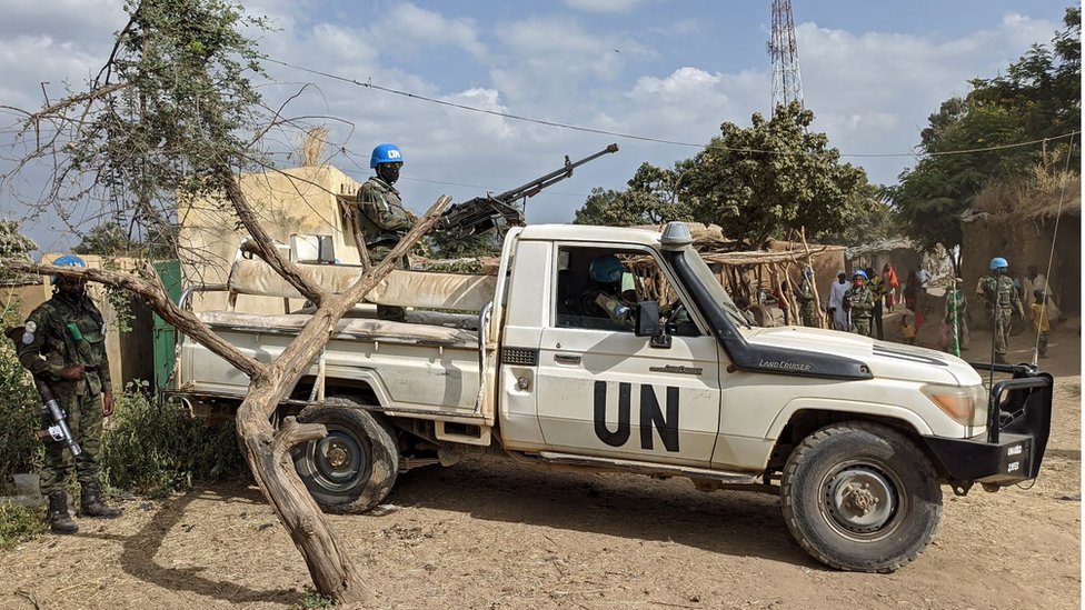 UNAMID peacekeepers in Nertiti