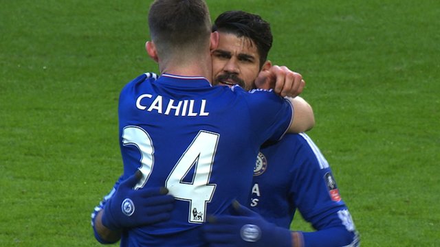 FA Cup: Diego Costa puts Chelsea ahead v Scunthorpe