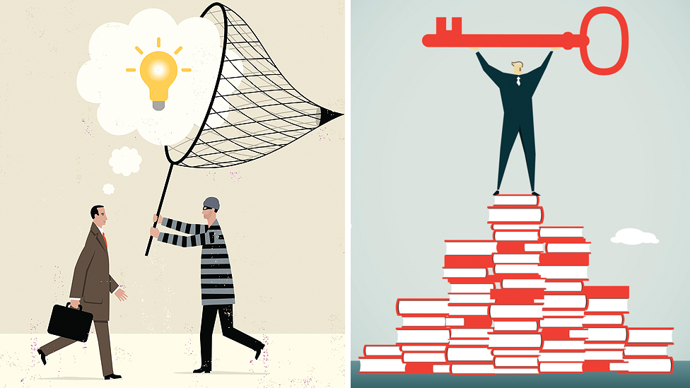 Las dos caras del delicado asunto: ¿robo e irrespeto o egoísmo y codicia? Ilustración de robo y de propiedad