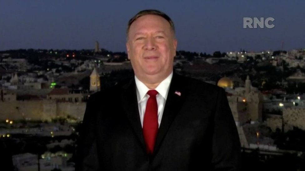 Mike Pompeo di Yerusalem
