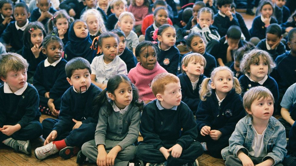 Children in a UK school