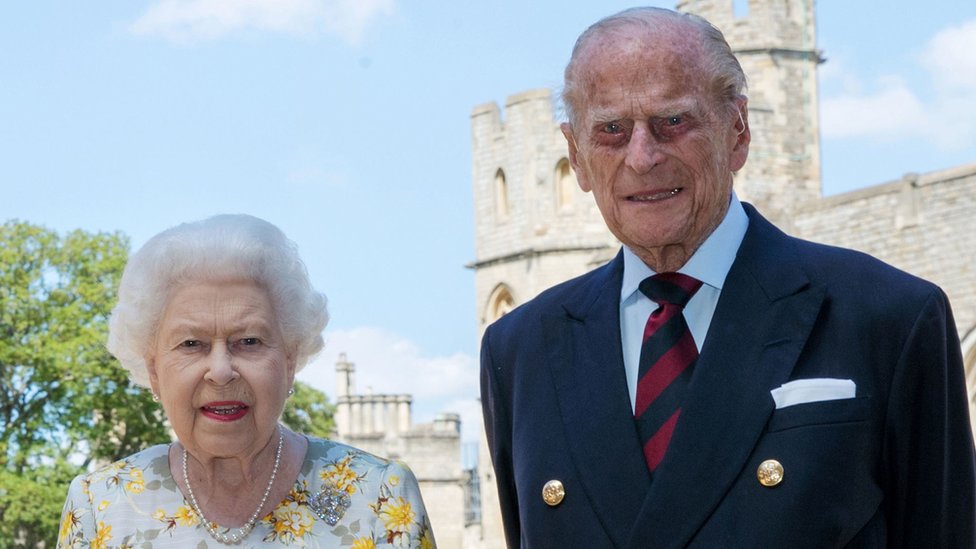 The Queen and Prince Philip in 2020