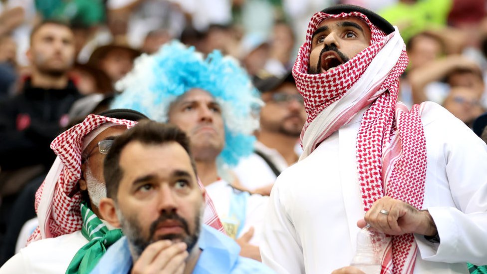 Aficionados en el partido