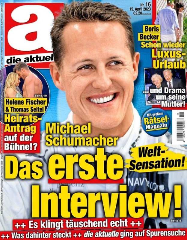 Cover of Die Aktuelle dated 15 April.