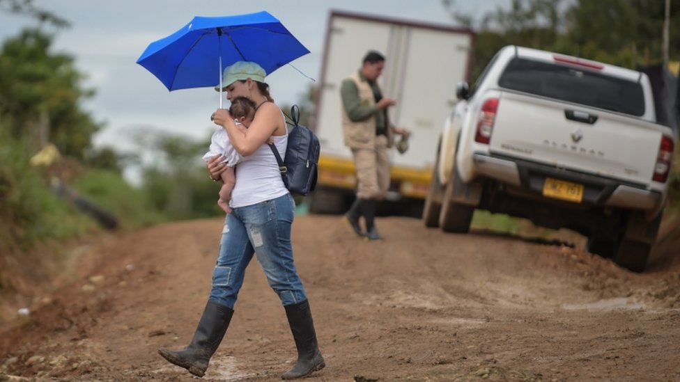 Повстанцы FARC остаются в Переходной зоне стандартизации Mariana Paez, Буэна-Виста, муниципалитет Месетас, Колумбия, 26 июня 2017 г.