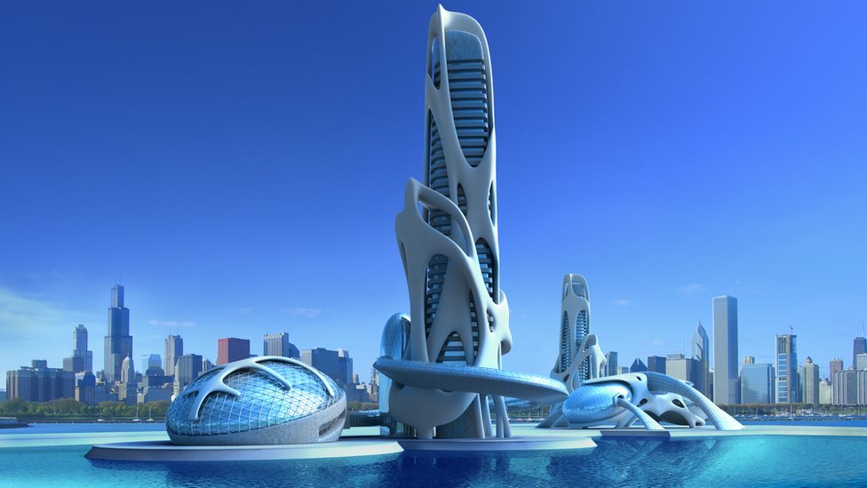 Ciudad futurística