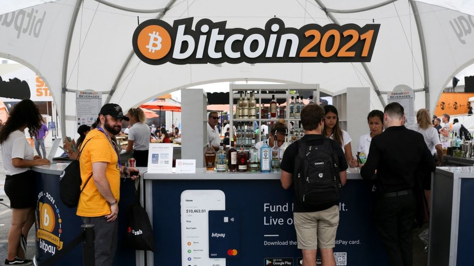 Conferencia Bitcoin 2021 en Miami.
