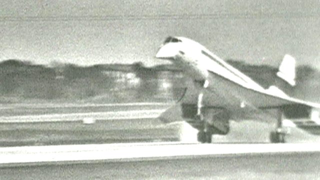 BBC Archive Report: Andre Turcat Pilots Concorde's Maiden Flight In ...