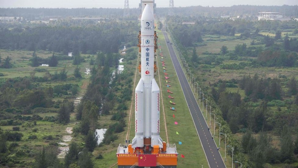 The Long March 5 rocket, which will launch China's Chang'e-5 lunar probe