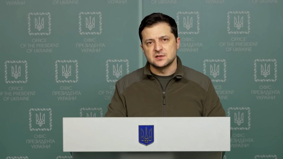 Volodymyr Zelensky, presidente de Ucrania, en una foto del 26 de febrero.