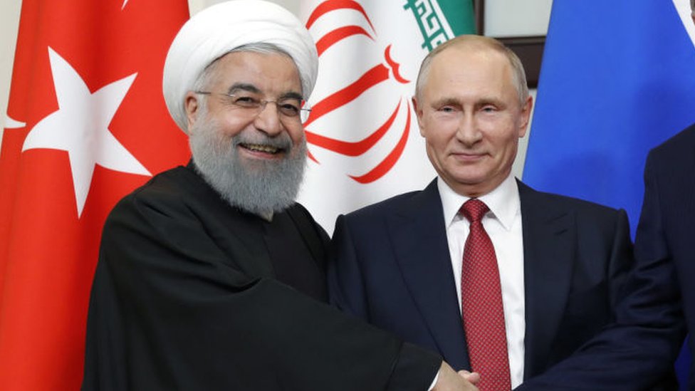 Putin y Rouhani