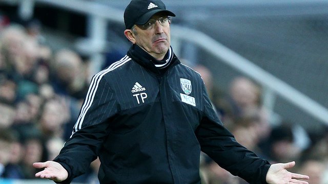 West Brom manager Tony Pulis