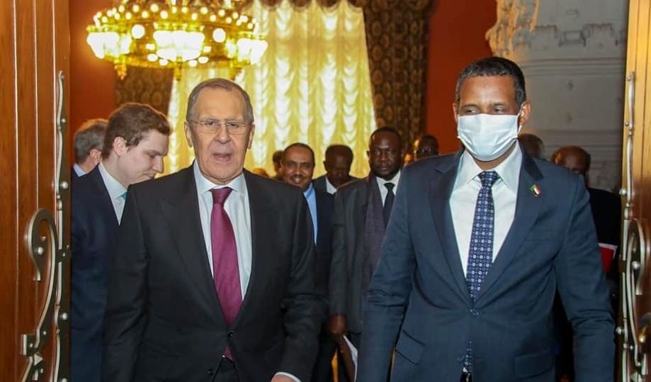 محمد حمدان دقلو وسيرغي لافروف