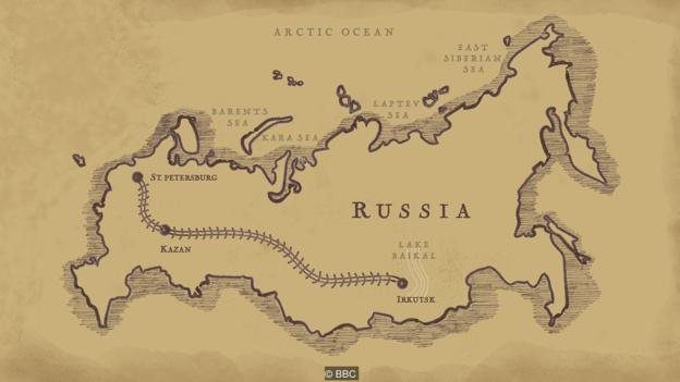 Saat Perang Dunia I pecah, Gerakan Putih memindahkan emas keluarga Tsar Nicholas II ke timur, dari St Petersburg ke Siberia.