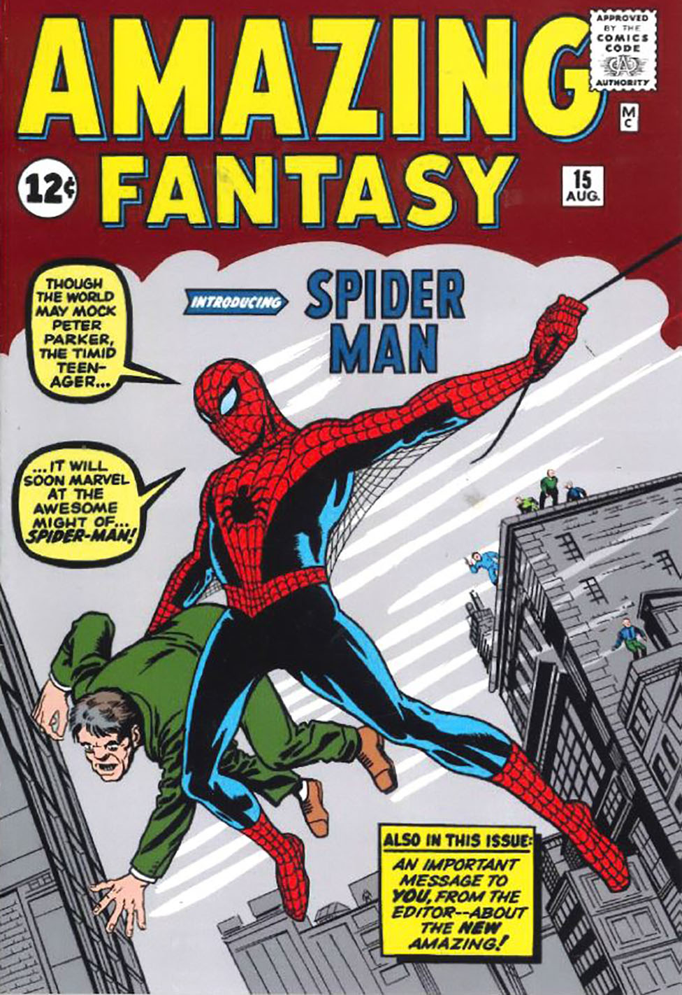 Portada del número 15 del cómic Amazing Fantasy