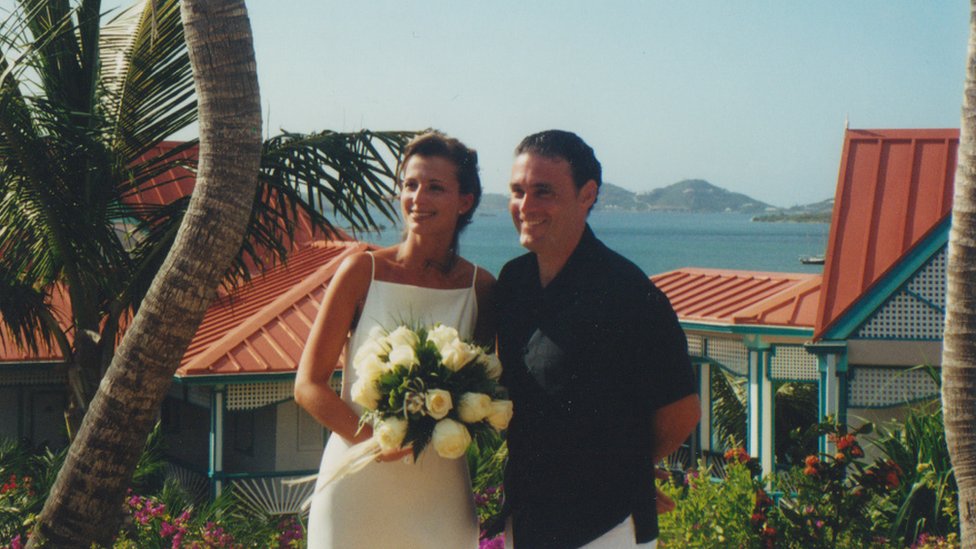 Monica Iken-Murphy y su esposo Michael Iken.