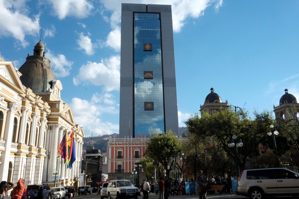 Nuevo palacio de Bolivia