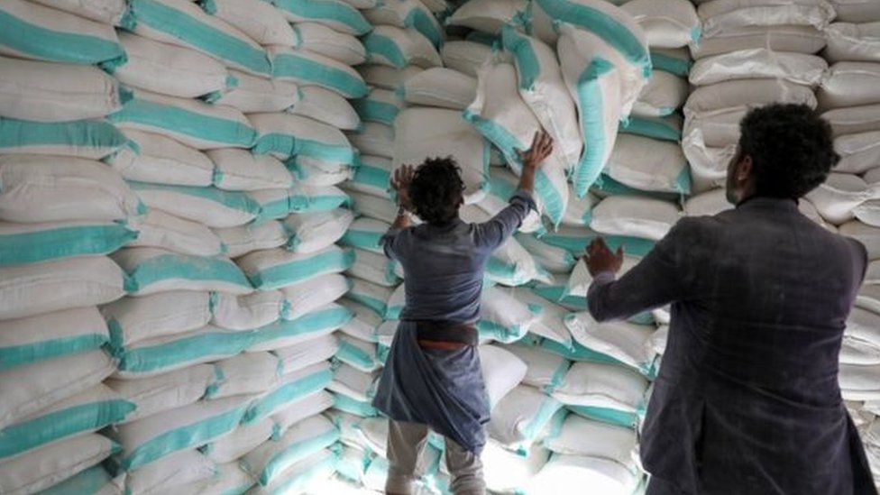 مخازن للدقيق في اليمن