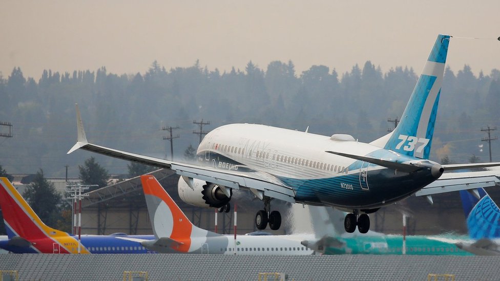 Prueba del 737 Max el pasado 30 de septiembre en Seattle, Estados Unidos.