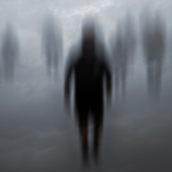 Un sueño puede convertirse en una pesadilla. Silueta misteriosa