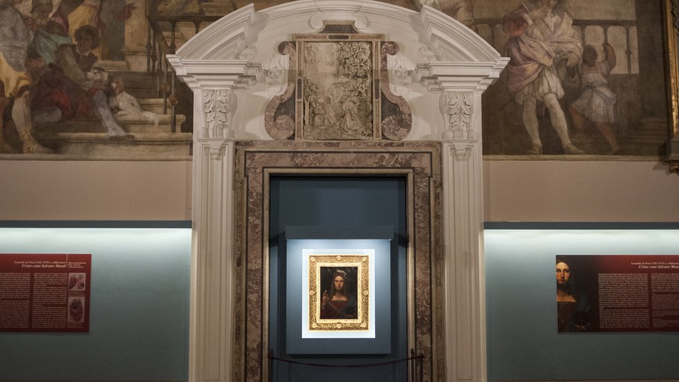 Exhibición de "Salvator Mundi" en Nápoles