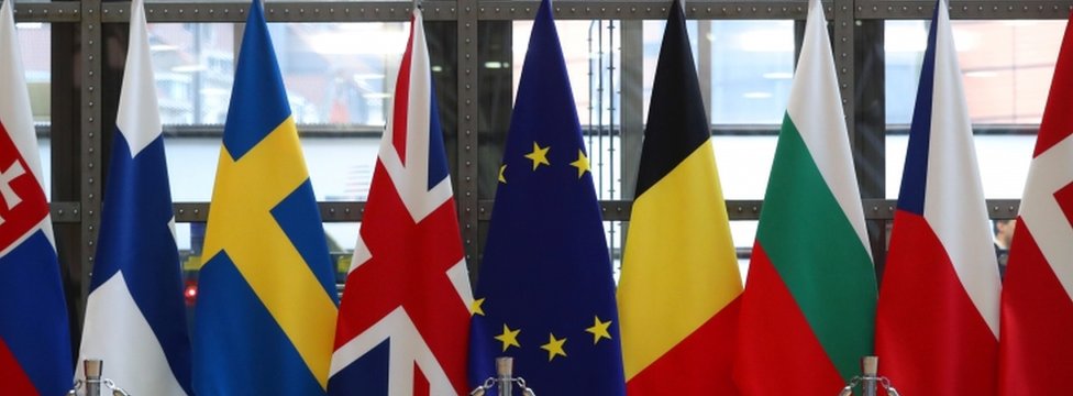 Флаги на заседании Совета ЕС
