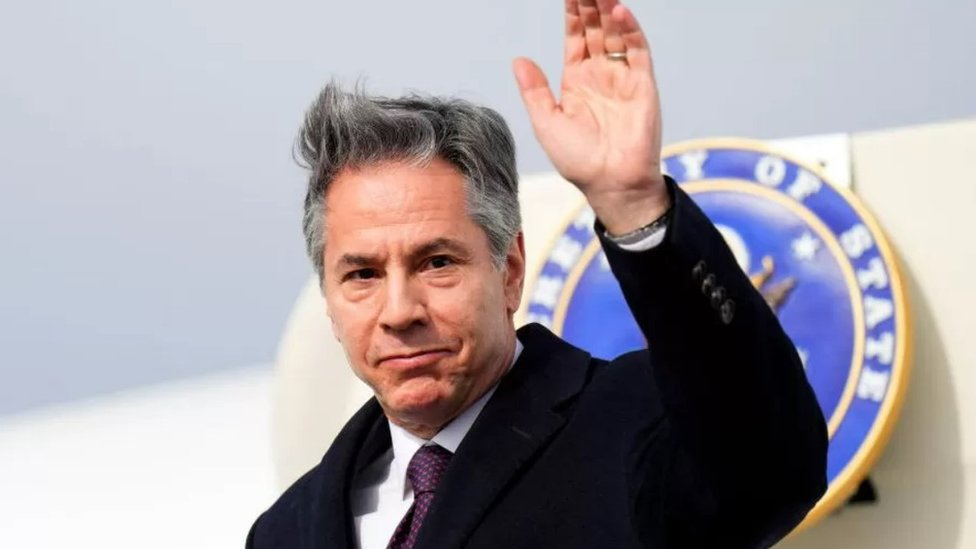 روسيا وأوكرانيا: وزير الخارجية الأمريكي أنتوني بلينكن يقول إن الصين تبحث إمداد الروس بأسلحة قاتلة لمواصلة الحرب 1 وزير الخارجية الأمريكي بلينكين