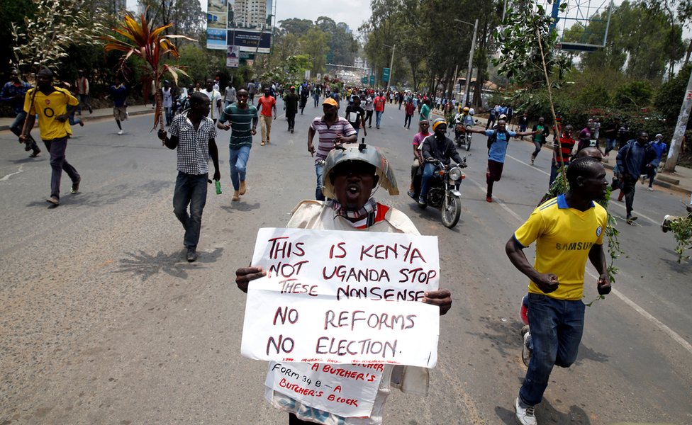 Kenya Bans Street Protests Amid Election Row - BBC News