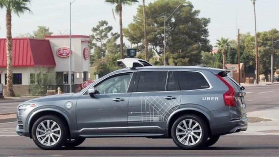 Uber Halts Self Driving Car Tests After Death Bbc News