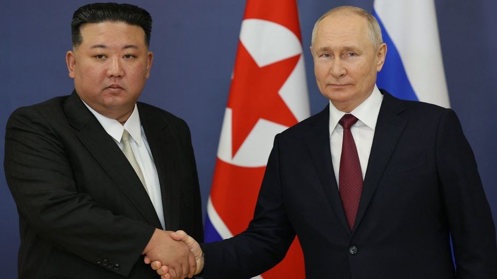 North Korea sending Russia military equipment US claims