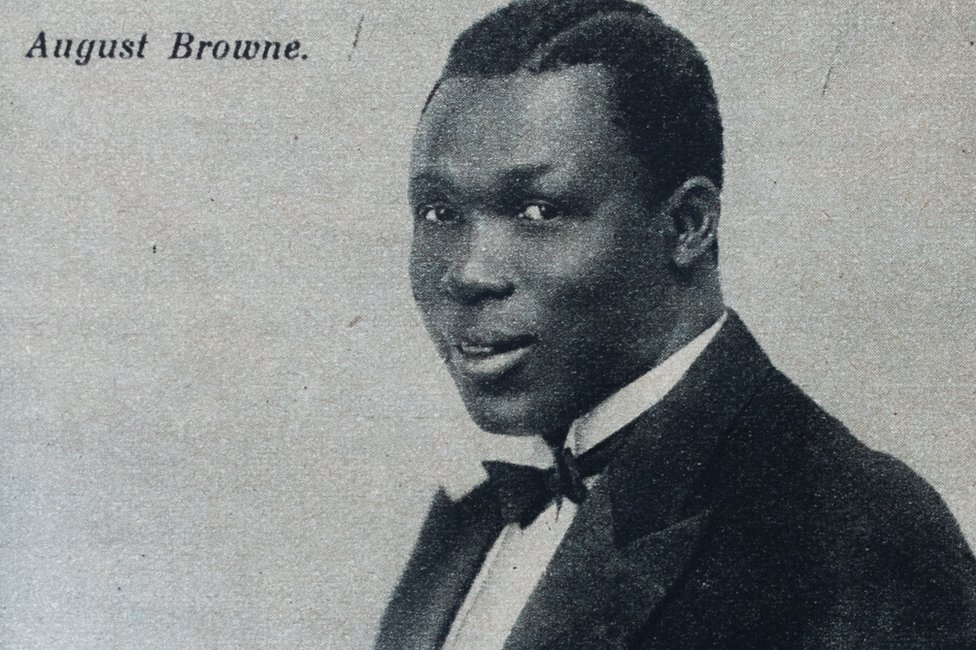 Agboola Browne in a suit
