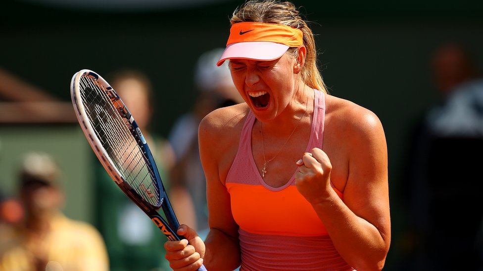 Sharapova ganó Roland Garros en 2014, el quinto Grand Slam de su carrera. Maria Sharapova