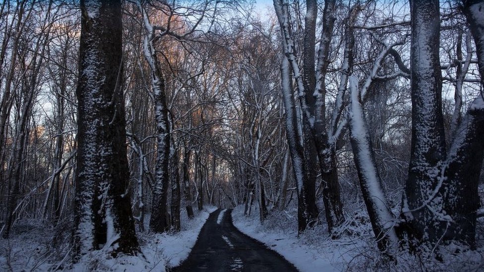 US spring snow storm leaves 300,000 in the dark