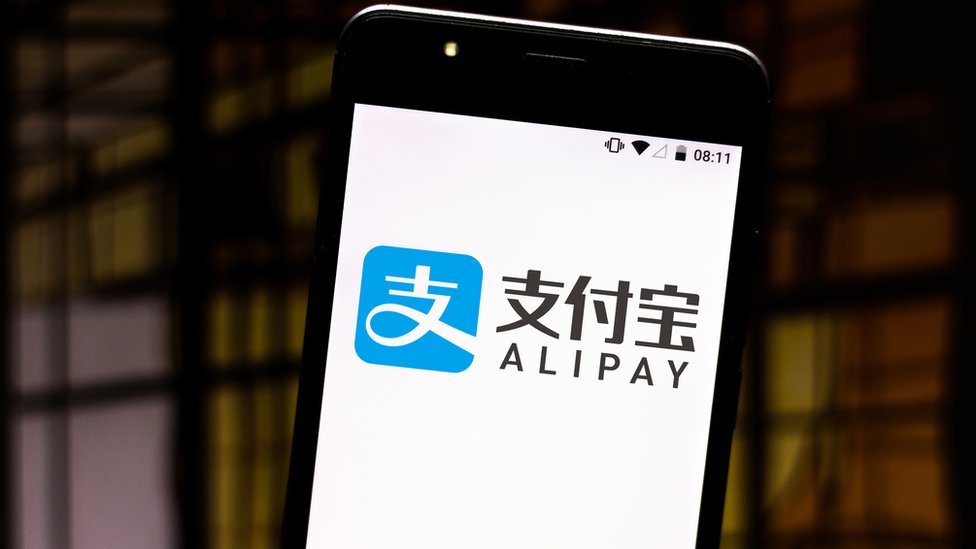 Мобильный телефон с приложением Alipay