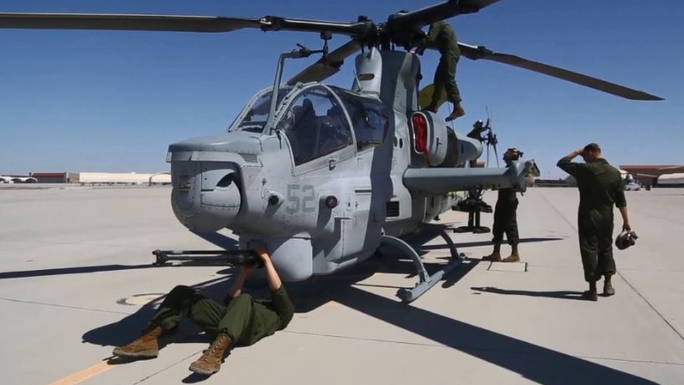 Вертолет AH-1Z Viper в Юме