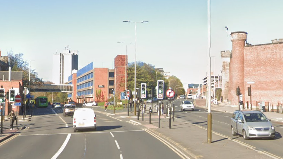 Leicester Motorcyclist dies after lamp post crash