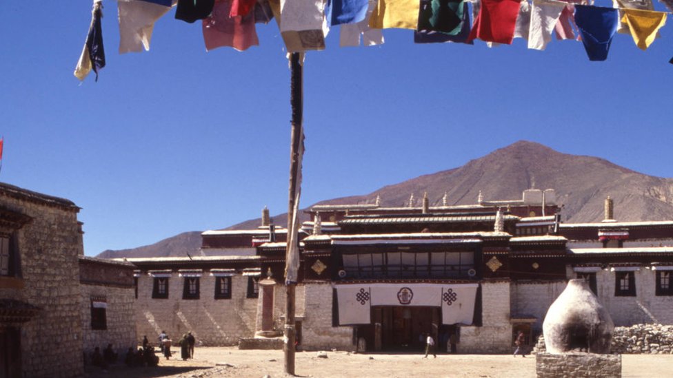 Monasterio de Samye en el Tibet.
