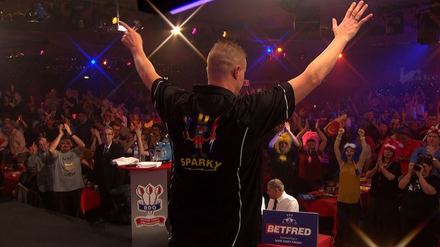 Wesley Harms at the BDO World Championships