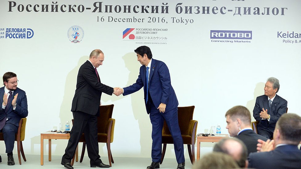 Putin y Abe