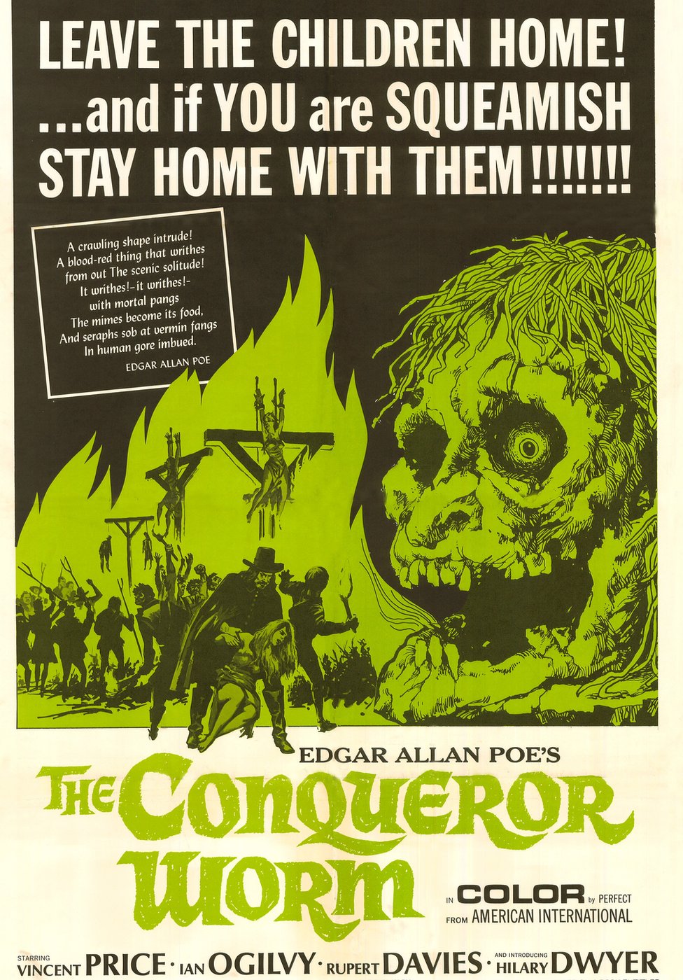 Плакат американского названия фильма Witchfinder General