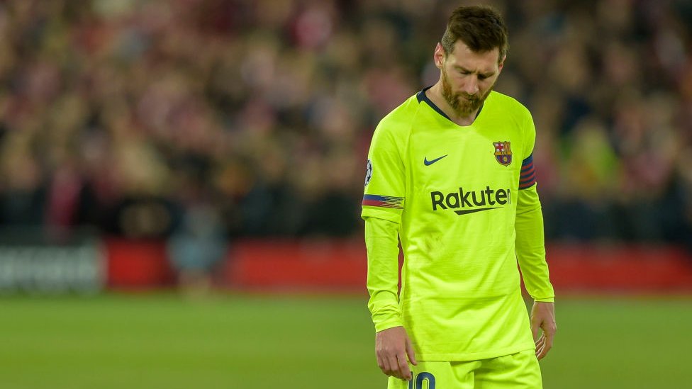Messi se lamenta